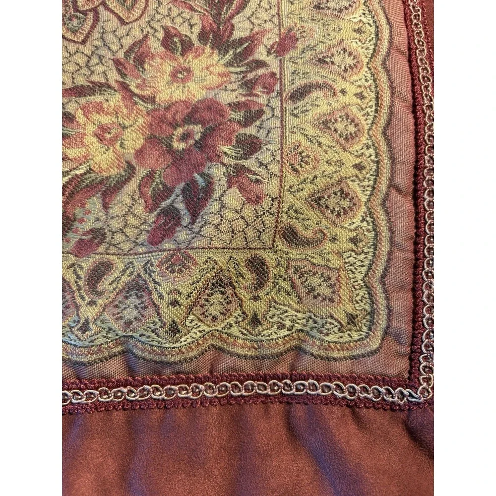 Chris Madden JCPenney Home Marbella Pillow Sham Rusty Red Paisley Boho